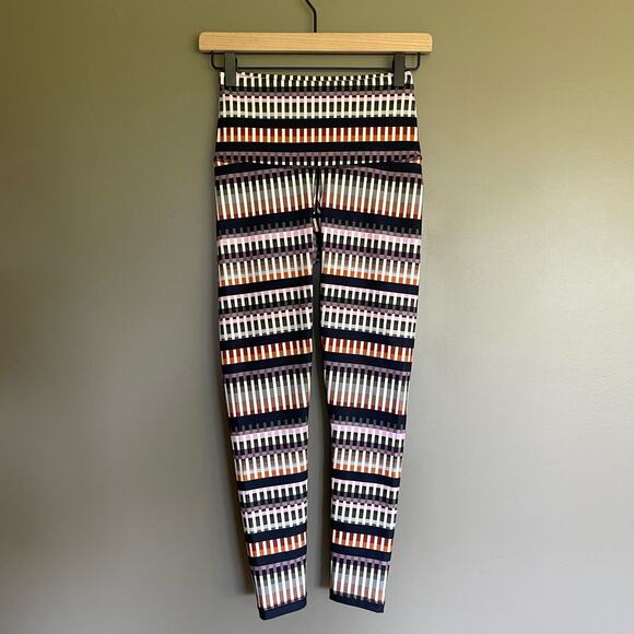 prAna Kimble Printed 7/8 Leggings Tivoli Size XS High Waist Multicolor Outdoor - Picture 4 of 16